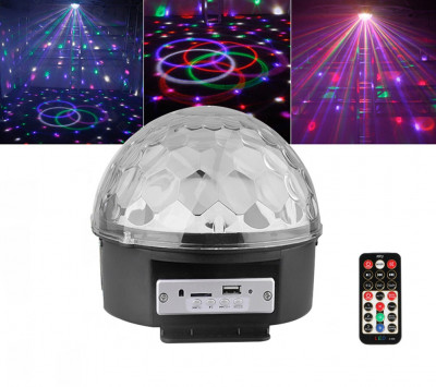 Altavoz con luces de colores tipo discoteca