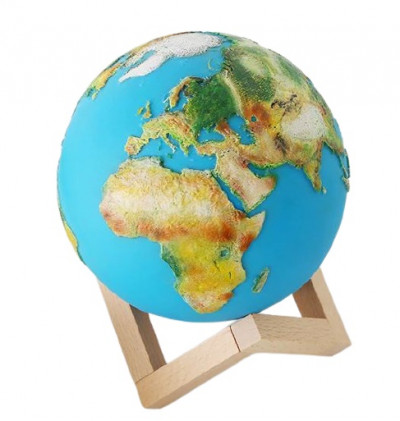 Lámpara globo terráqueo