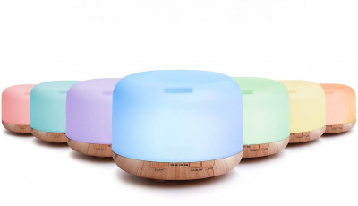 Humidificador difusor de aromas con colores