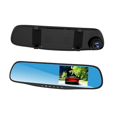 Retrovisor con cámara frontal