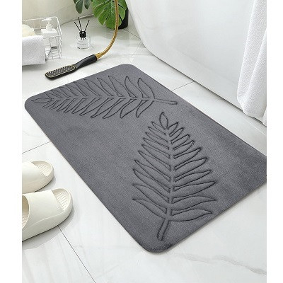 Alfombra de microfibra para baño