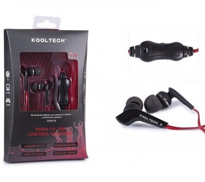 Auriculares pequeños cable 5 mt.