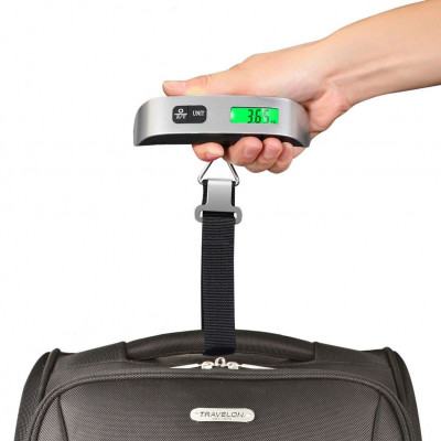 Báscula de mano para pesar maletas