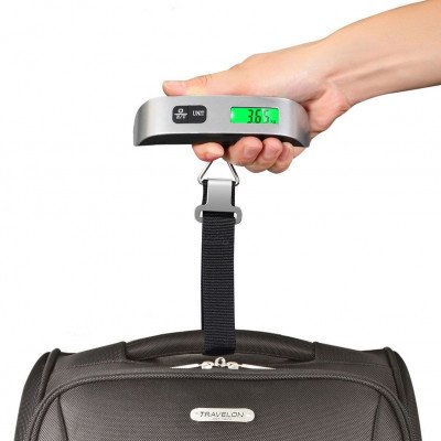 Báscula de mano para pesar maletas