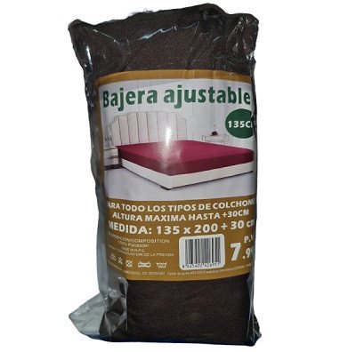 Sábana bajera ajustable 135 cm (48)