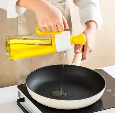 Botella para el aceite con brocha