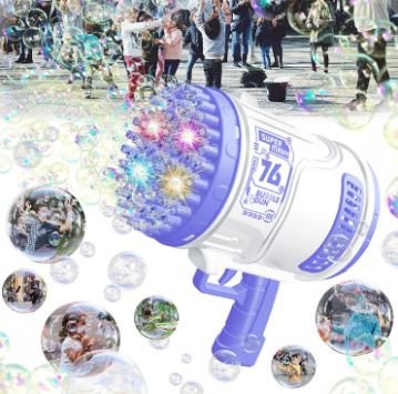 Pistola de burbujas múltiples