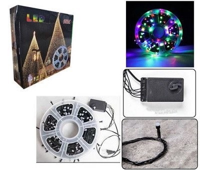 Luces de navidad 50 metros