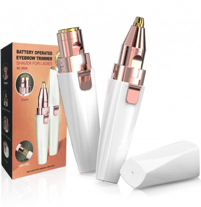 Depilador cejas y bigote 2 cabezales