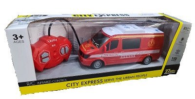Furgoneta de juguete R/C Emergencias