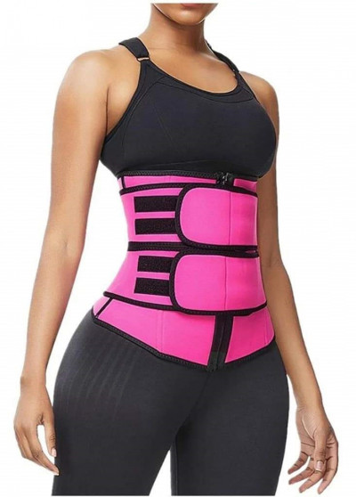 Faja cintura doble compresión efecto sauna