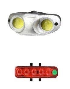 Luz para bicicleta recargable