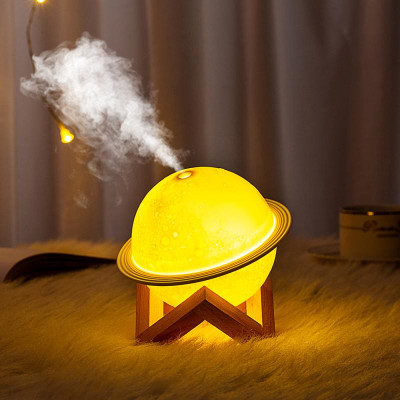 Lámpara Saturno con humidificador