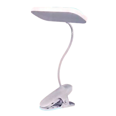 Lámpara de mesa con pinza