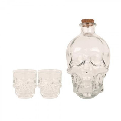 Licorera calavera con 2 vasos. BN5567 (6)