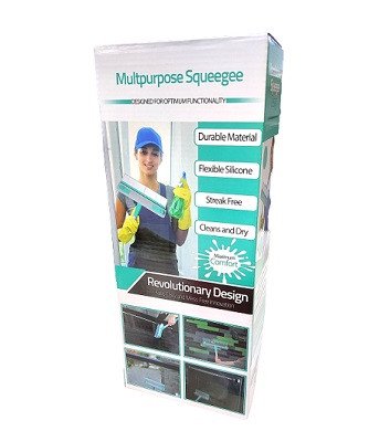 Limpia cristales con silicona y mango