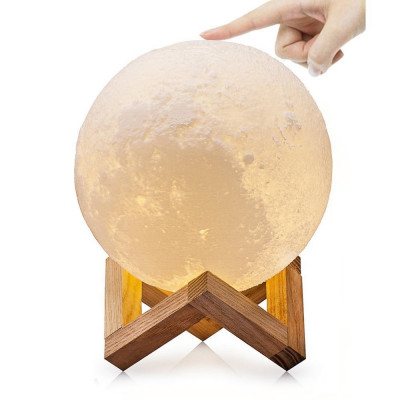 Lámpara en forma de luna 