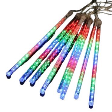 Barras de luces de colores para Navidad