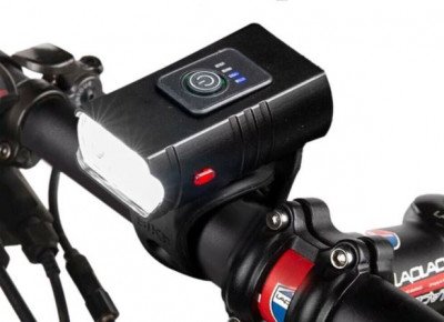 Luz recargable para bicicleta