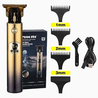 Máquina corta pelo recargable con pantalla