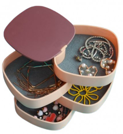 Organizador de joyas rotativo