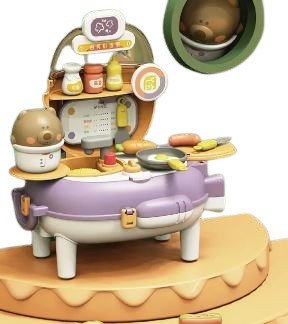 Juego Maletín Oso cocinita