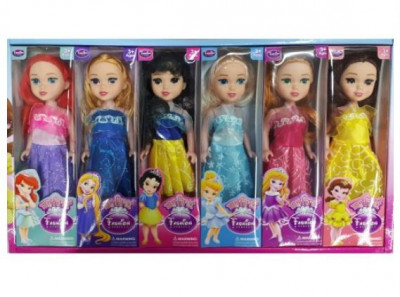 Pack de 6 muñecas princesas