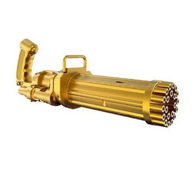 Pistola de burbujas Gatling