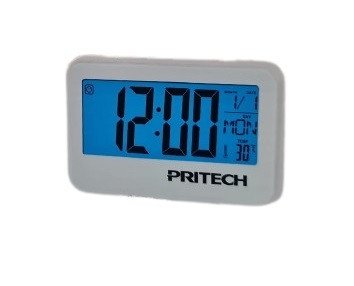 Reloj digital de mesa con fecha y temperatura