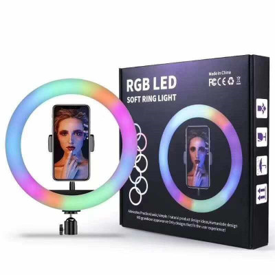 Aro de luz LED colores 26 cm