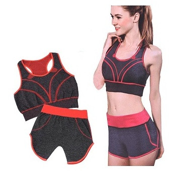 Ropa de yoga: conjunto 2 piezas top + short