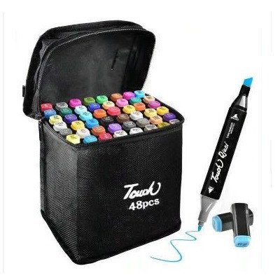 Pack 48 rotuladores doble punta