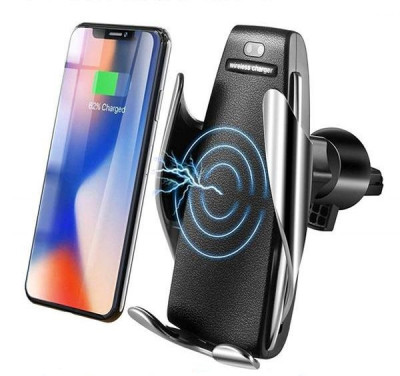 Cargador inalámbrico de móvil con sujeción para coche