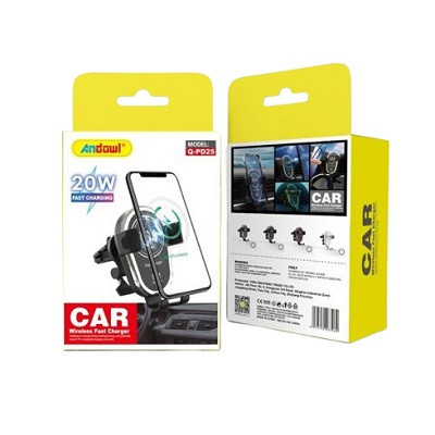 Soporte de móvil para coche con carga inalámbrica