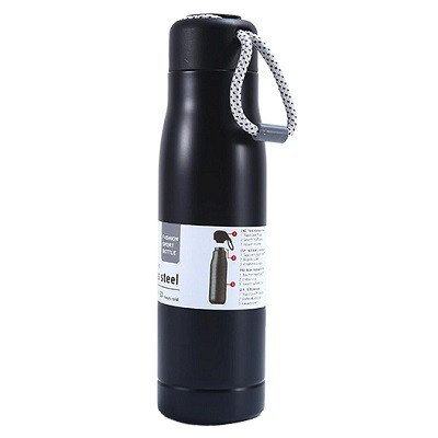 Botella térmica con cuerda