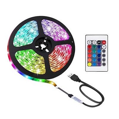 Tira LED RGB 2 mt con mando