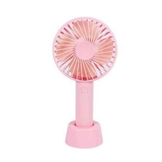 Mini ventilador de mano con base