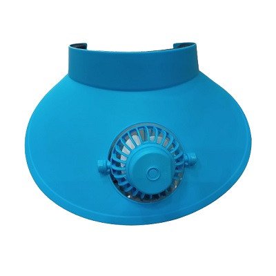 Gorra / visera con ventilador