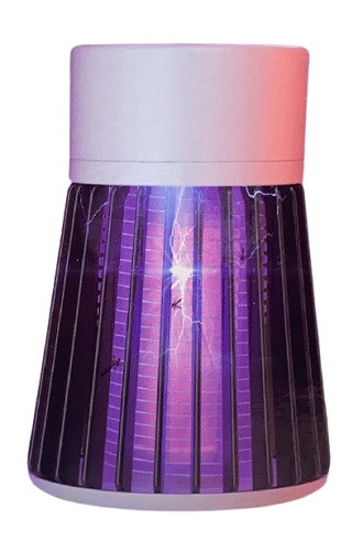 Lámpara mata mosquitos con colgador